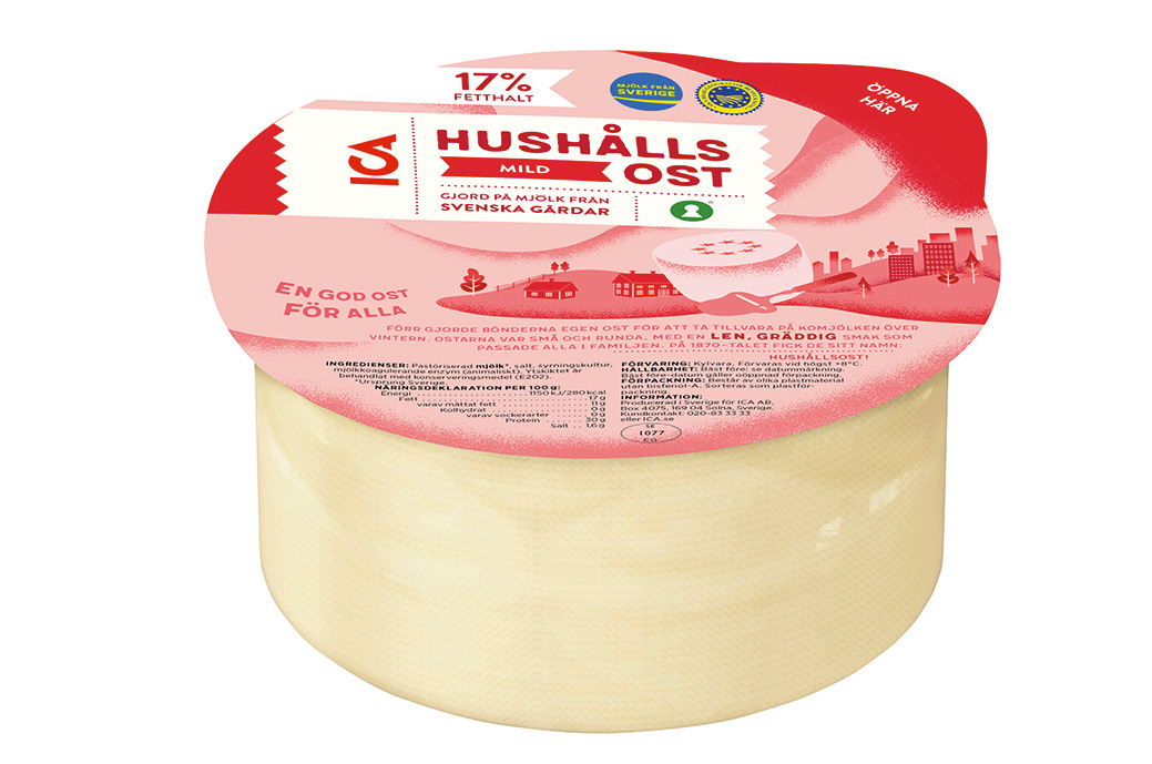 Einstoffverpackung für Käse