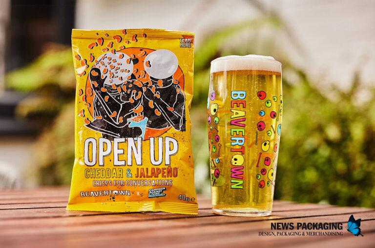 Emballage compostable pour les croustilles Beavertown