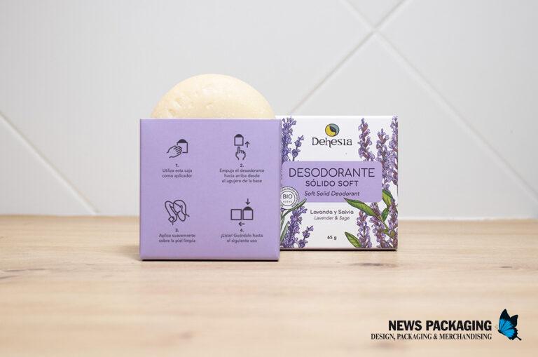 Verpackungsdesign für feste Deodorants von Dehesia