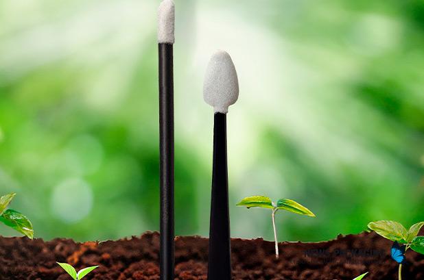 aplicador cosmético biodegradable aplicador cosmético biodegradable